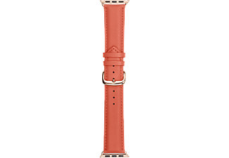 DBRAMANTE1928 Madrid Apple Watch Horlogeband 42/44 mm Oranje/Roze