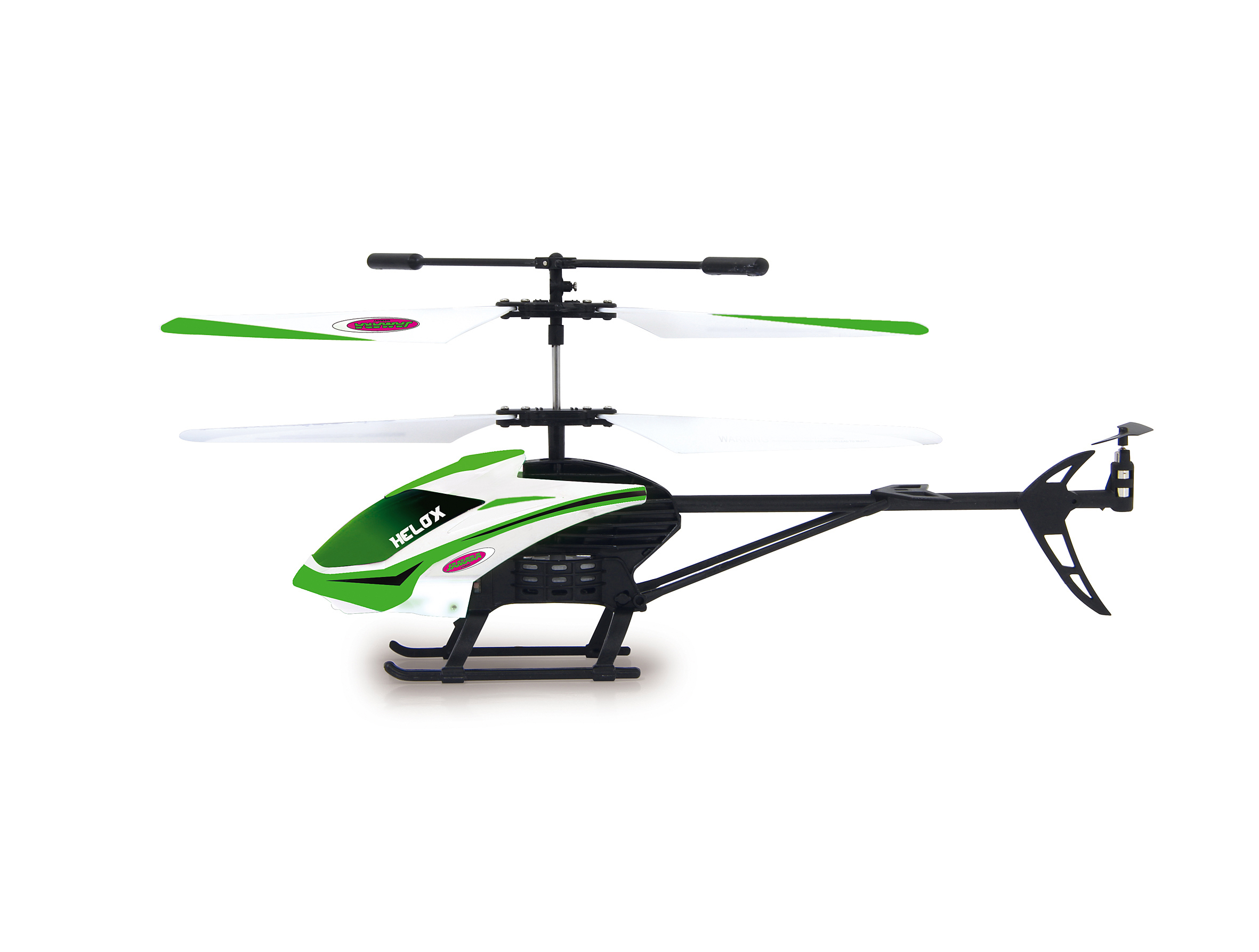 JAMARA KIDS Helox 3+2Kanal Heli R/C Helikopter Weiss/Grün/Schwarz