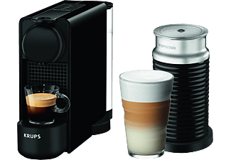 KRUPS Essenza Plus & Aeroccino XN5118 - Nespresso® Maschine (Schwarz)