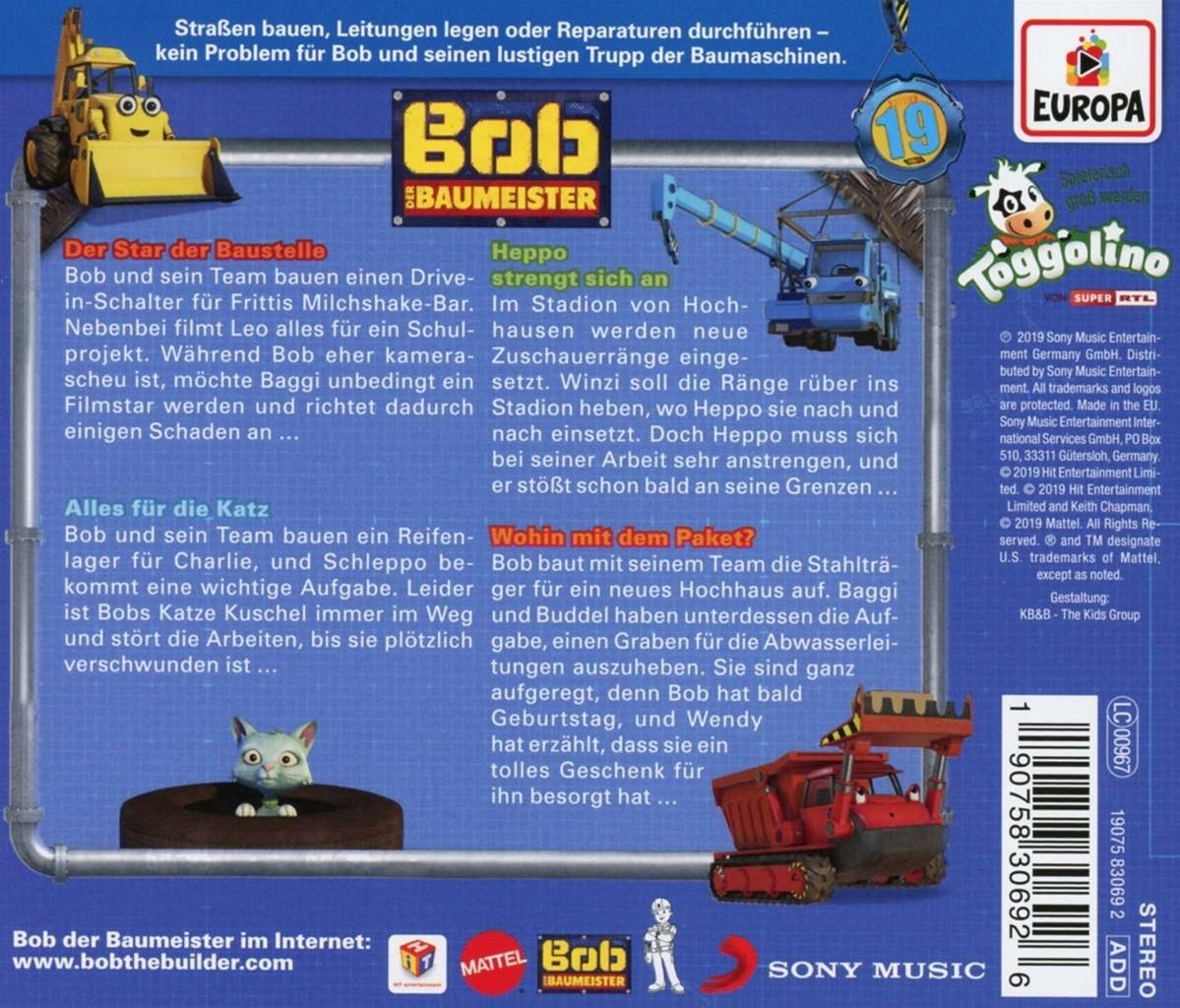 Bob Der Baumeister - 019/Der Star der Baustelle  - (CD)
