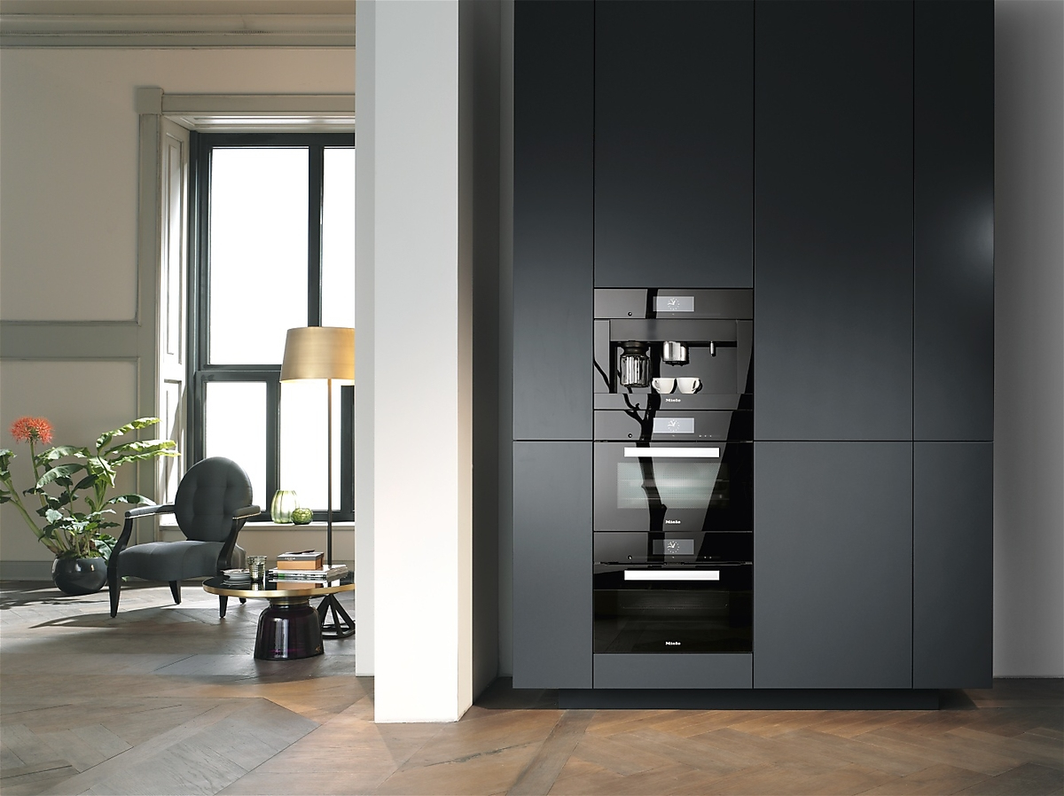 MIELE CVA 6805 OBSW  Ankastre Kahve Makinesi Siyah