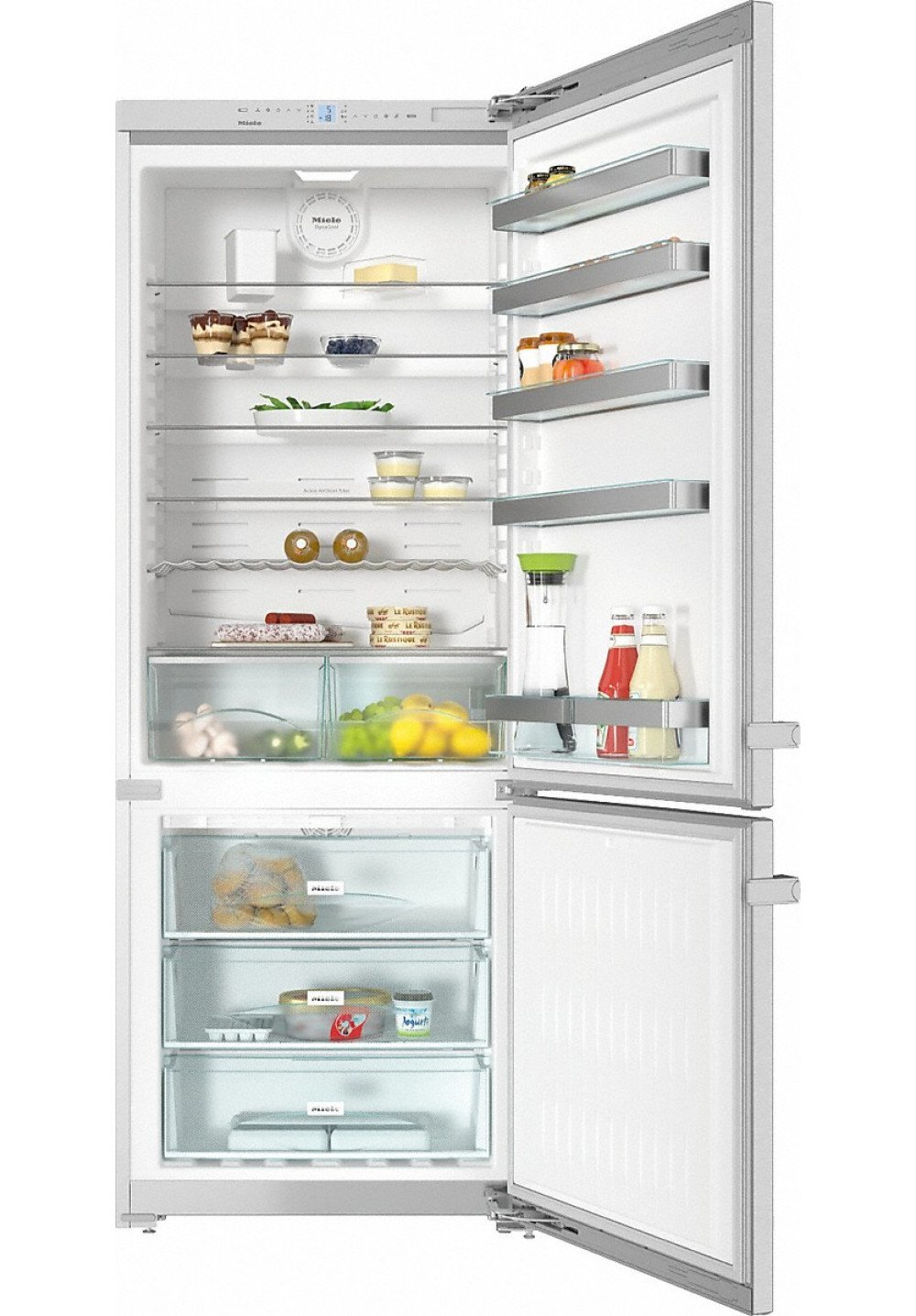 MIELE KFN 15943 SD ED/CS A++ Enerji Sınıfı 442 Lt Solo Donduruculu Buzdolabı Çelik