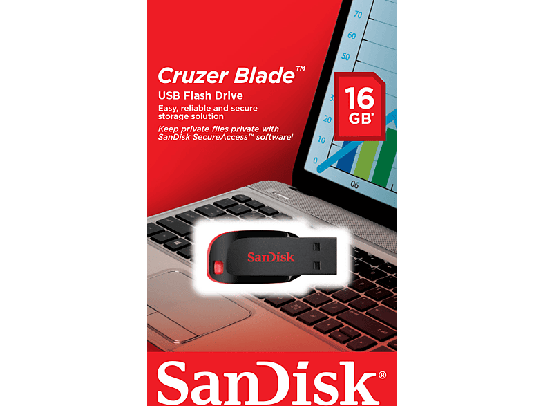 SANDISK 16Gb Cruzer Blade Taşınabilir Bellek_5