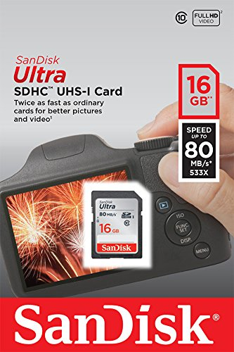 SANDISK 16Gb 80/Mb Ultra SD Class10 Hafıza Kartı
