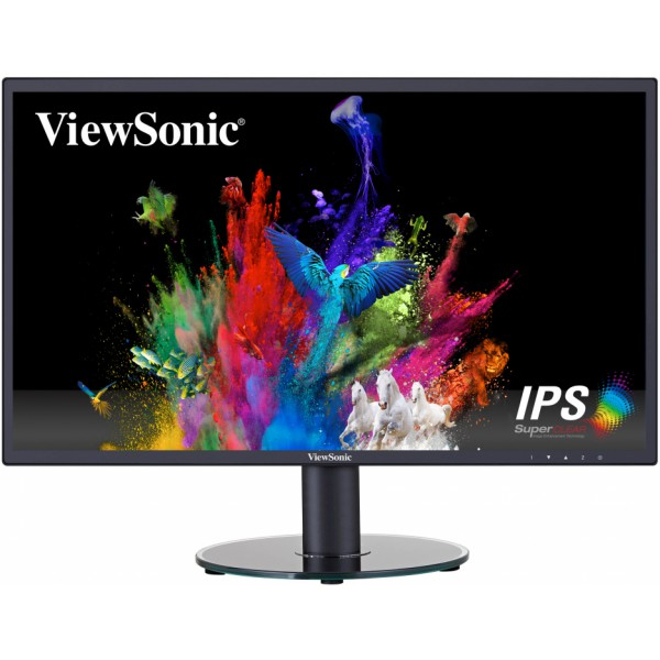 VIEWSONIC 23.8 Vıewsonıc Va2419-Sh Full Hd Ips Panel Hdmı+D-Sub Ince Cercevelı Eglence Monıtoru