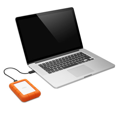 LACIE 1Tb Lacıe 2.5 Inc Usb 3.0 Lac301558 Rugged Mını Taşınabilir Disk Şok,Yağmur Ve Basınç Korumalı