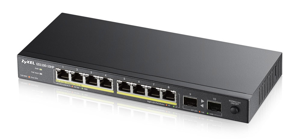 ZYXEL GS1100-10 Yönetilemez POE Switch