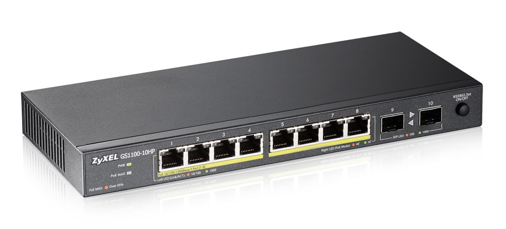 ZYXEL GS1100-10 Yönetilemez POE Switch