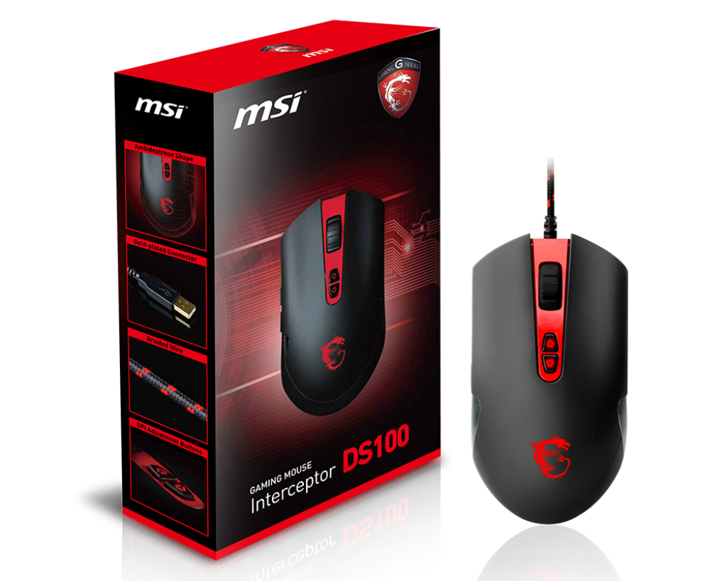 MSI Interceptor DS100 Gaming Mouse