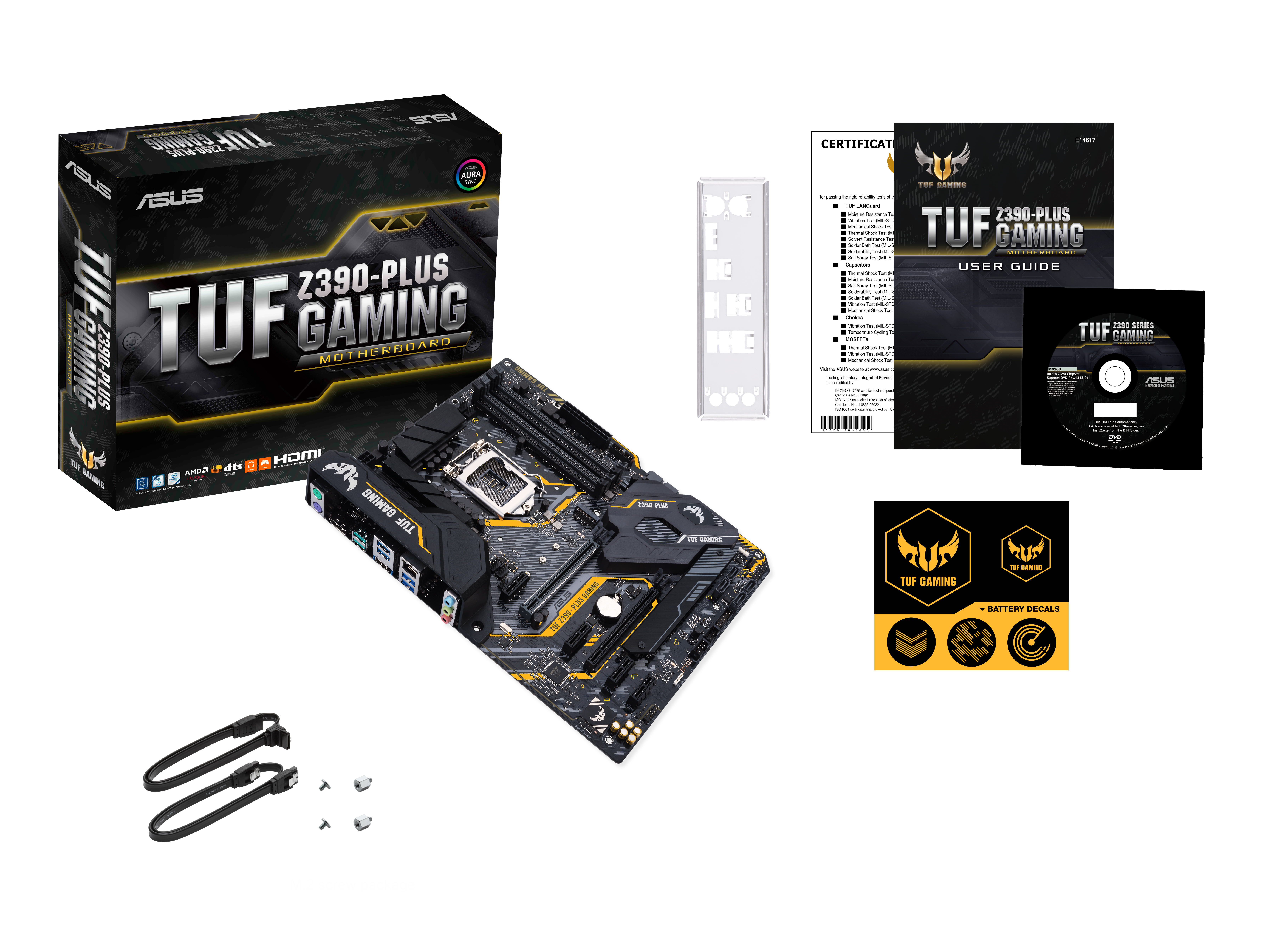 ASUS Tuf Z390-Plus Gamıng Intel Z390 Lga1151 Ddr4 4400 Dp Hdmı
