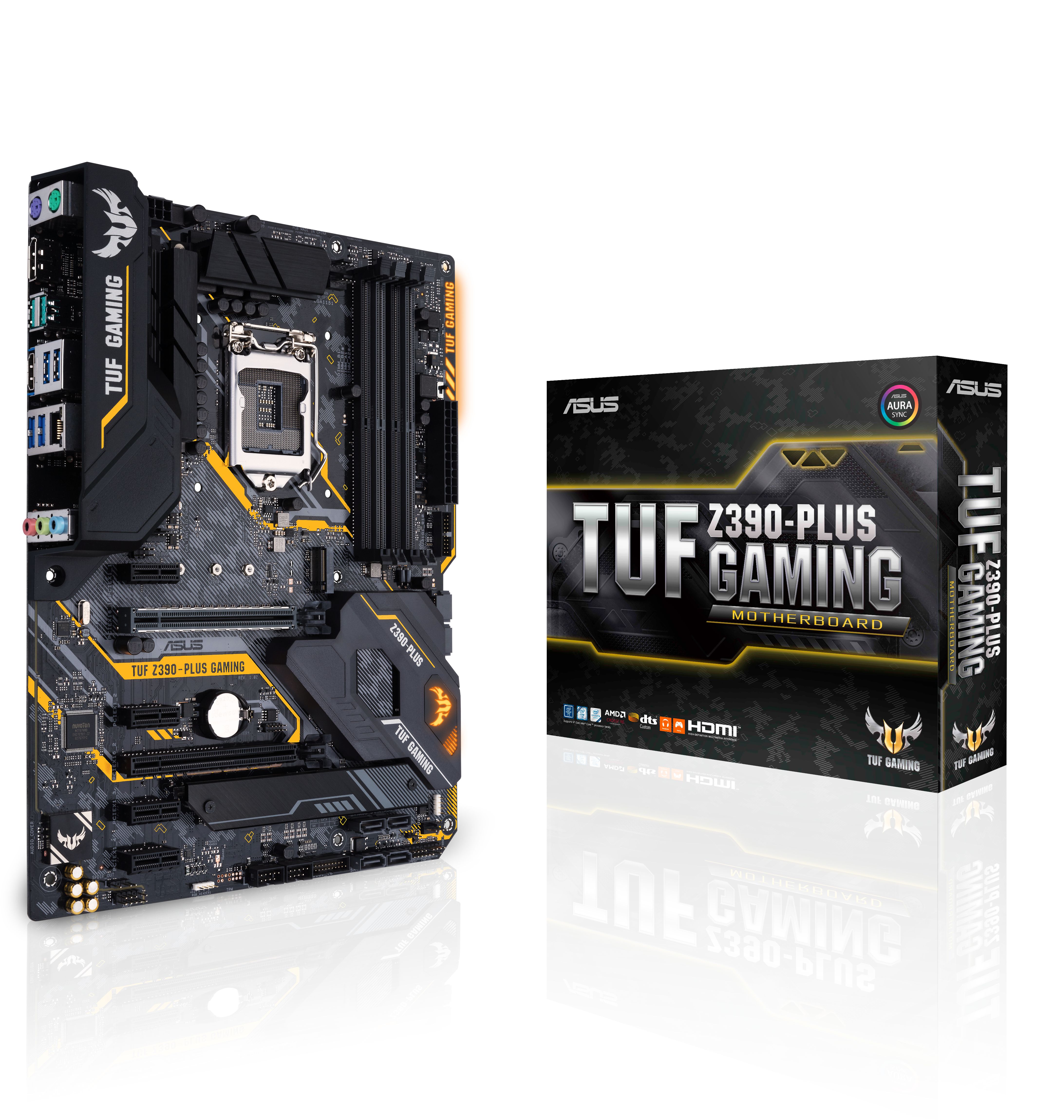 ASUS Tuf Z390-Plus Gamıng Intel Z390 Lga1151 Ddr4 4400 Dp Hdmı Çift M2 Usb3.1 Aura Rgb Atx Anakart