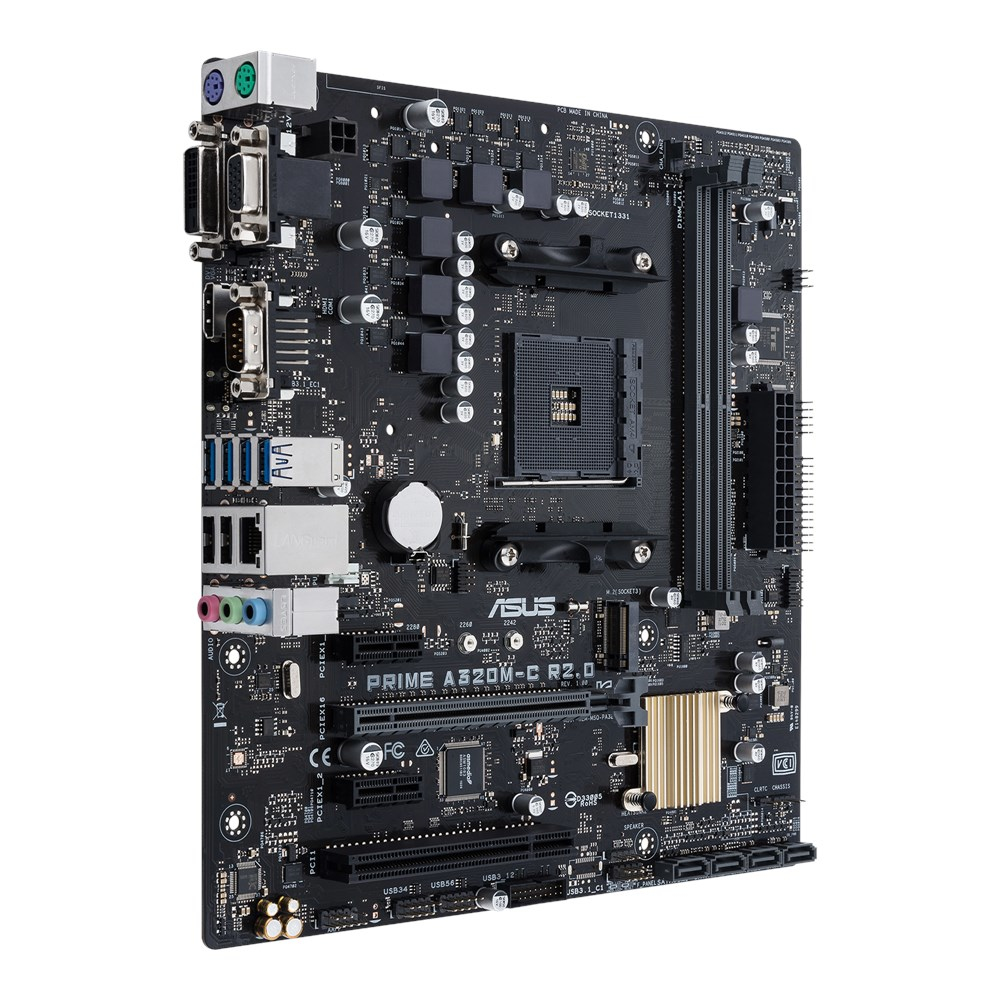 ASUS Prıme A320M-C R2.0 Amd A320 Soket Am4 Ddr4 3200 Hdmı Dvı-D Rgb Matx