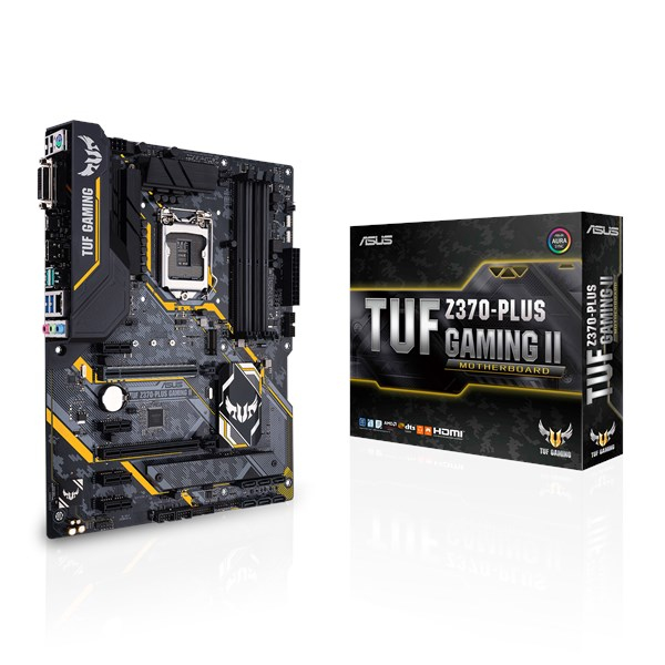 ASUS Tuf Z370-Plus Gaming Intel Z370 R2 Lga1151 Ddr4 4000 Hdmı Dvı Çift M2 Usb3.1 Aura Rgb Atx Anakart