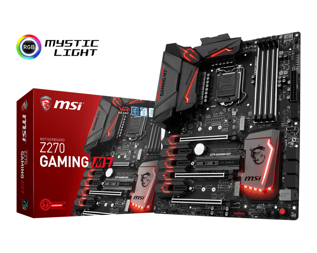 MSI Msı Z270 Gamıng M7 Soket 1151 Ddr4 3800 Hdmı Dp M.2 U2 Usb3.1 Atx