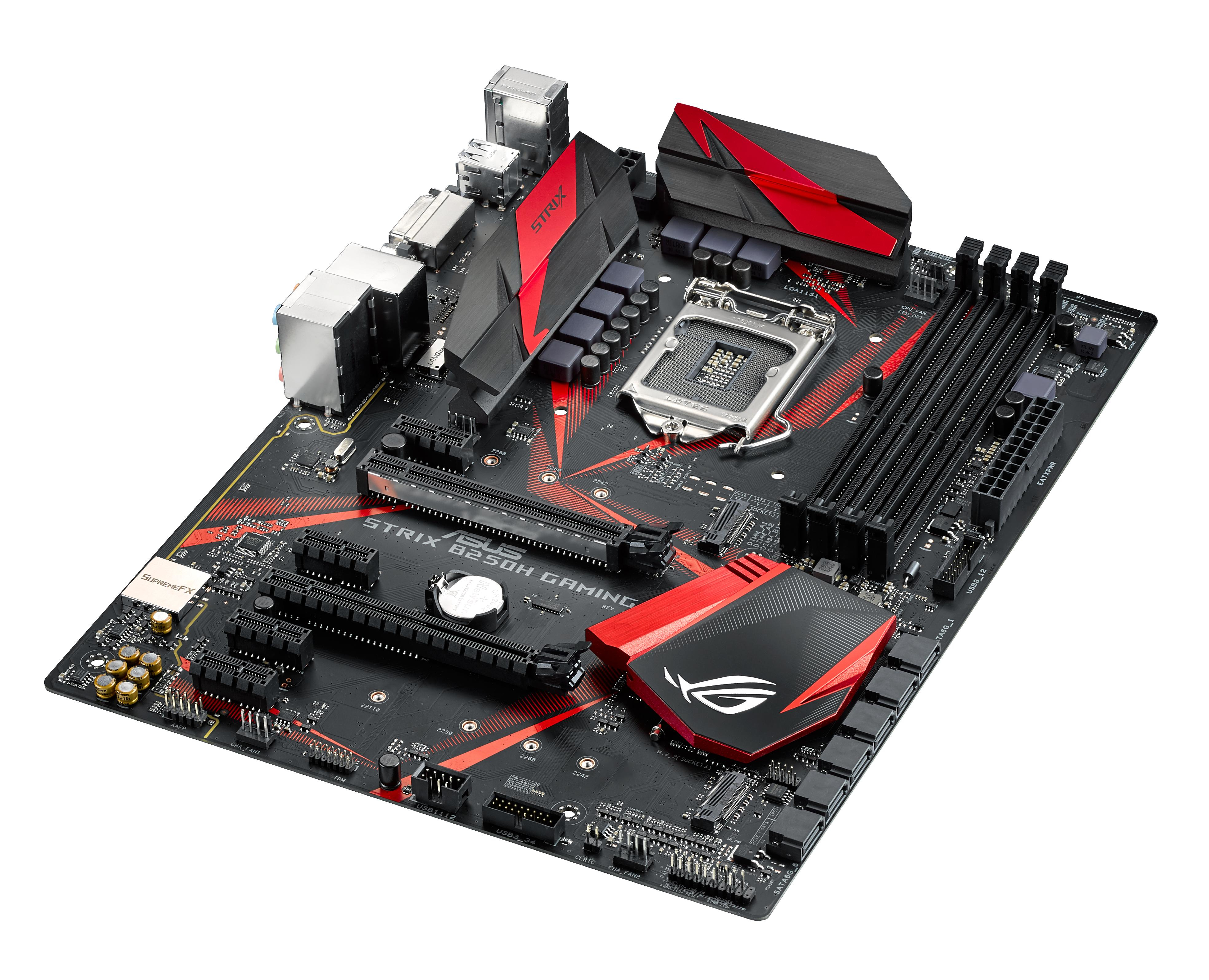 ASUS Rog Strıx B250H Gamıng Intel B250 Soket 1151 Ddr4 2400Mhz Anakart