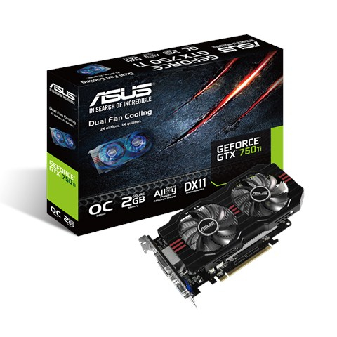 ASUS Gtx750Tı-Oc-2Gd5 128B D-Sub 2Dvı Hdmı