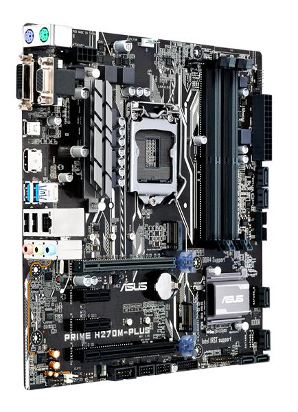 ASUS Prıme H270M-Plus Intel H270 Lga1151 Ddr4 2400 Hdmı Dvı Vga M2 Usb3.1 Matx