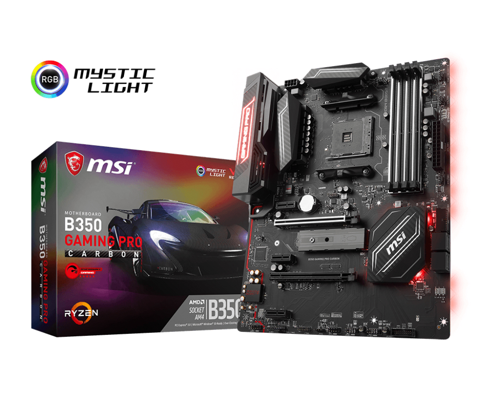 MSI B350 GAMING PRO CARBON