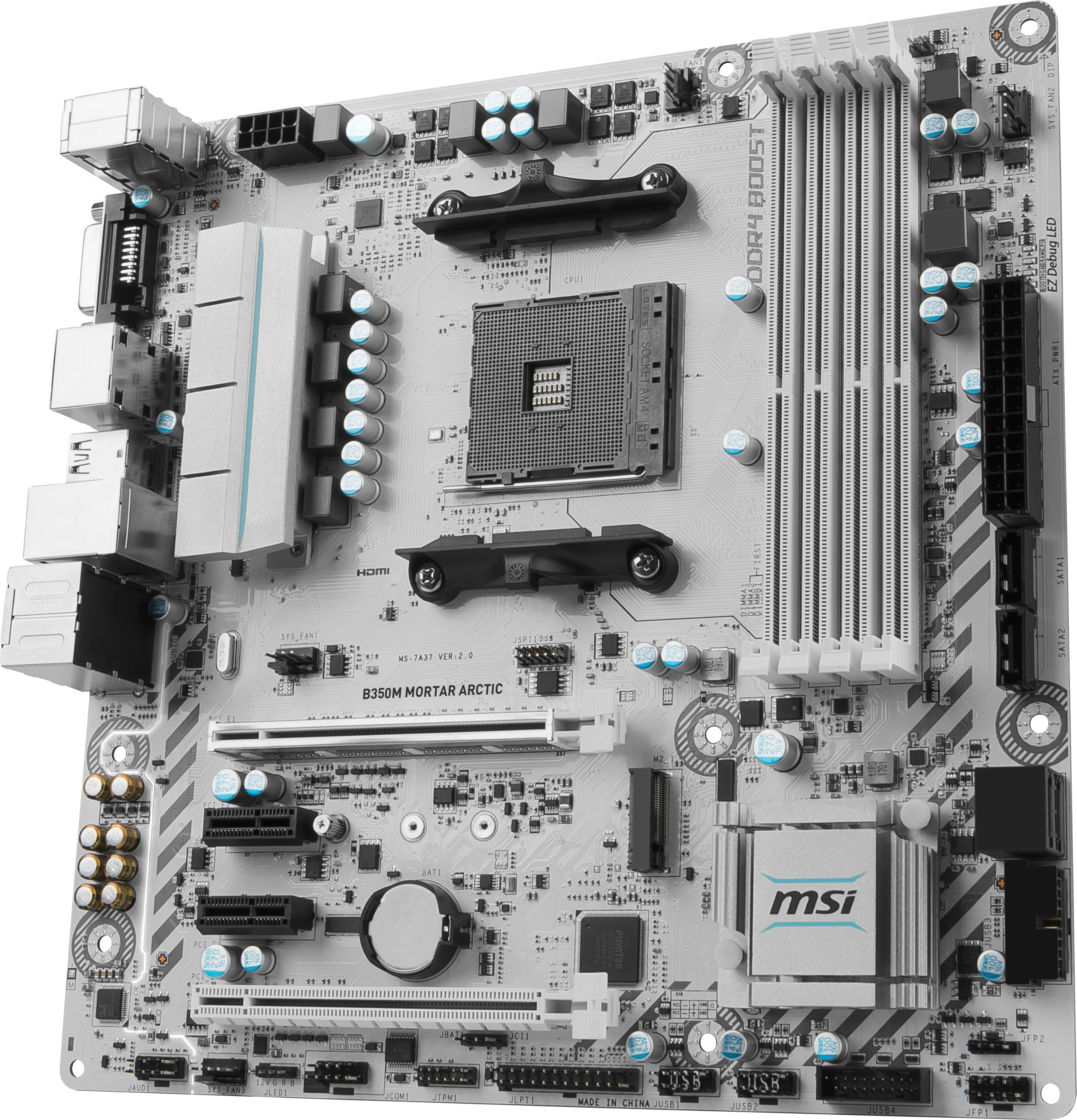 MSI B350M MORTAR ARCTIC