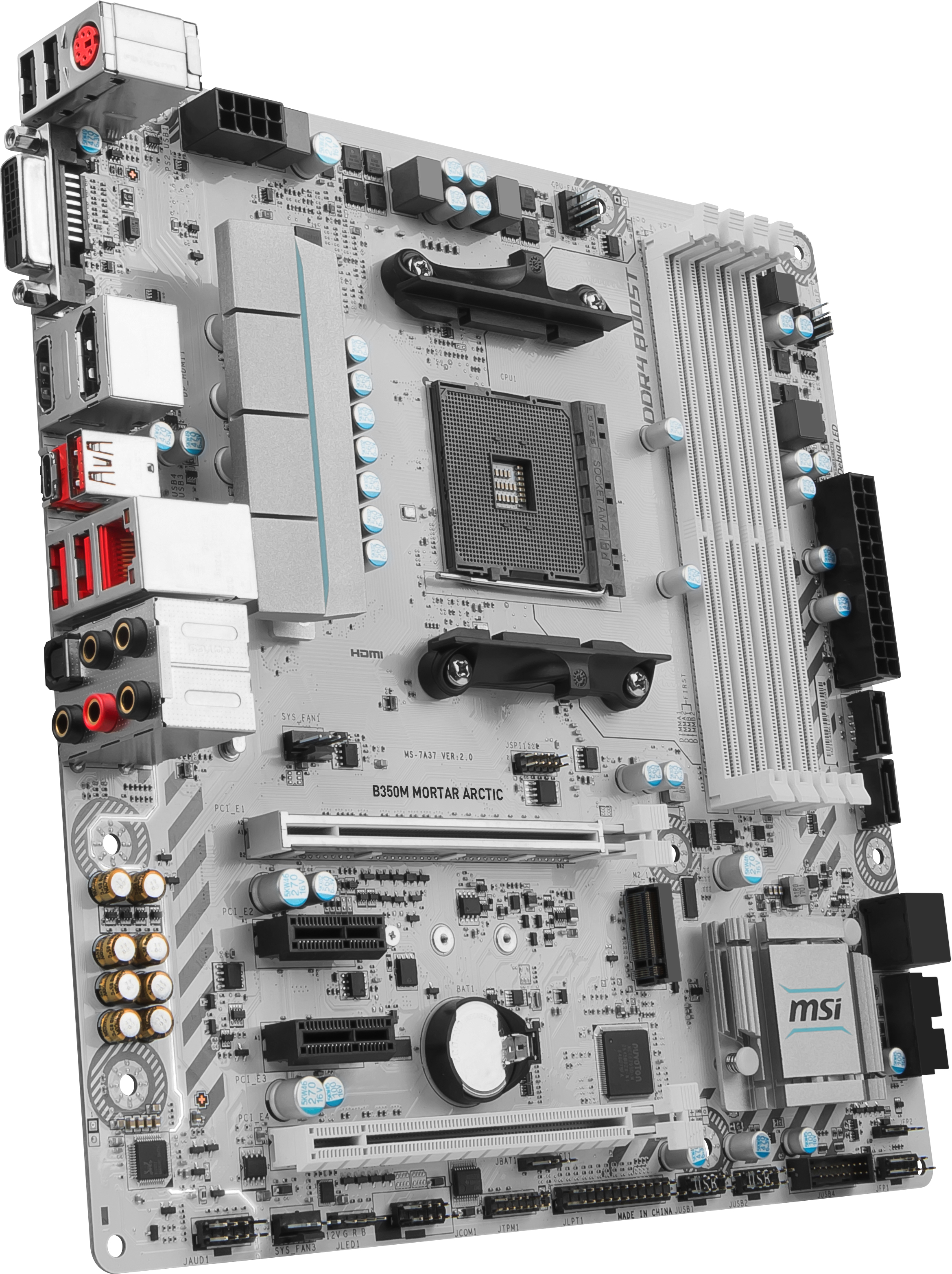 MSI B350M MORTAR ARCTIC
