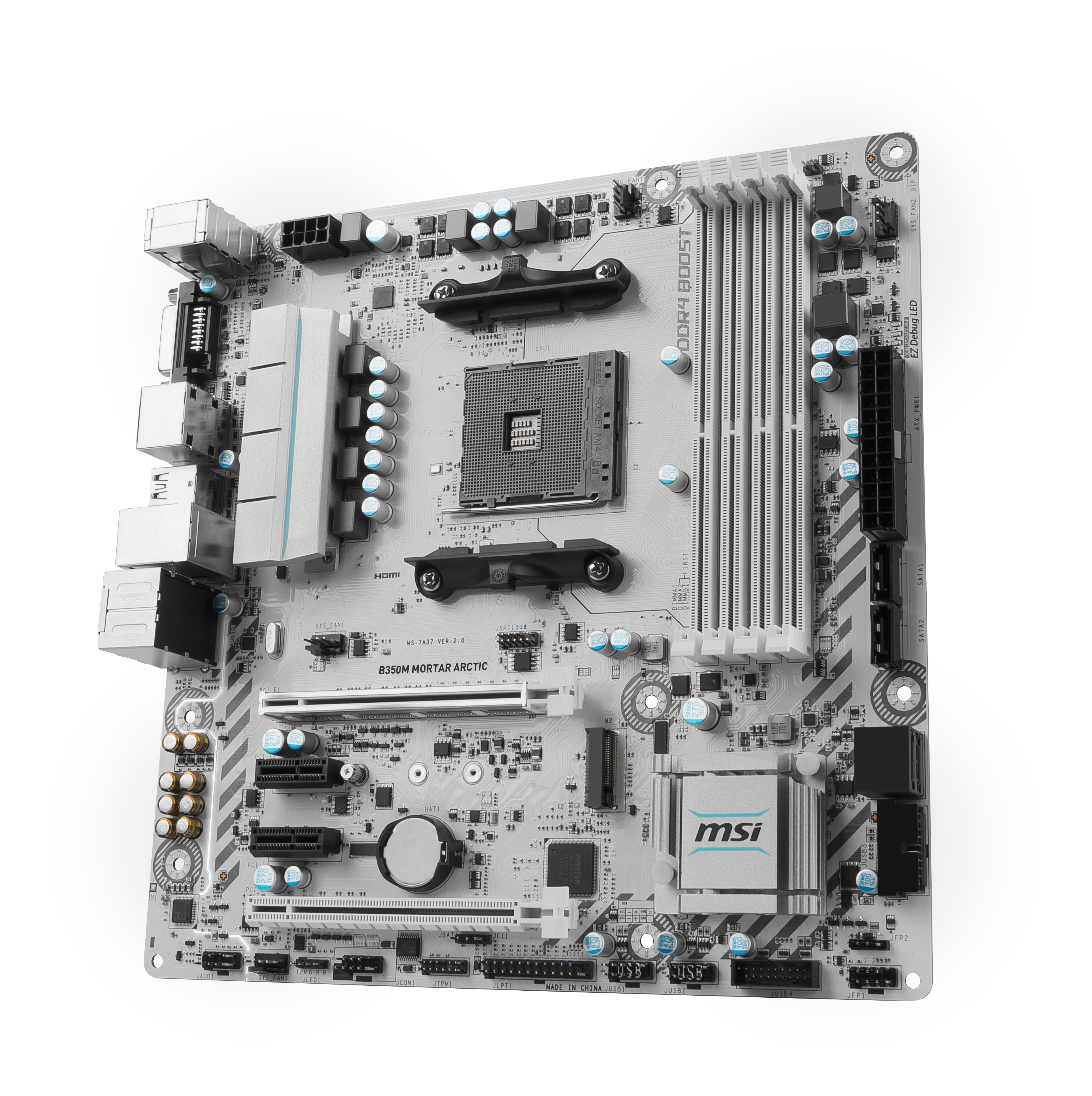 MSI B350M MORTAR ARCTIC
