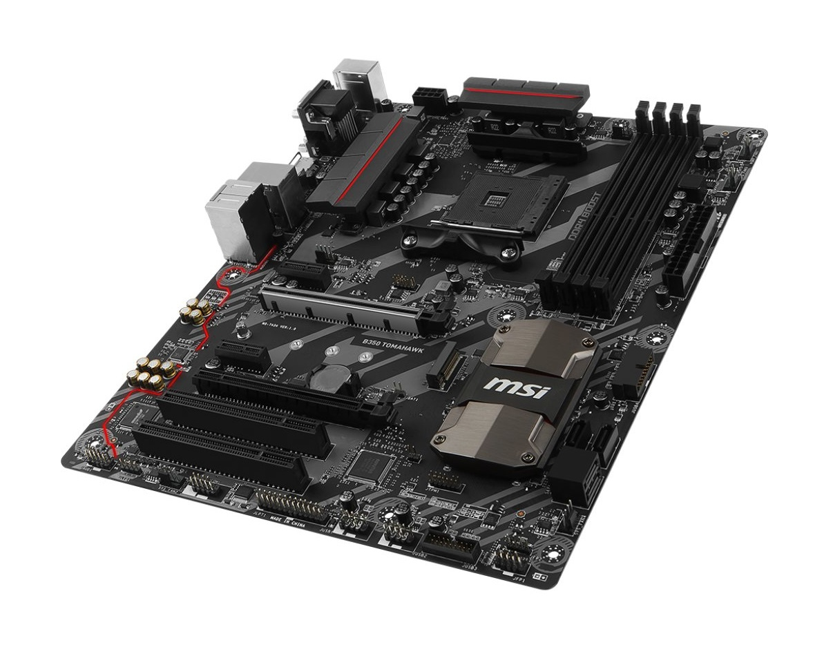 MSI Msı B350 Tomahawk Am4 Ddr4 3200 (Oc) Vga Dvı Hdmı M.2 Usb3.1 Atx