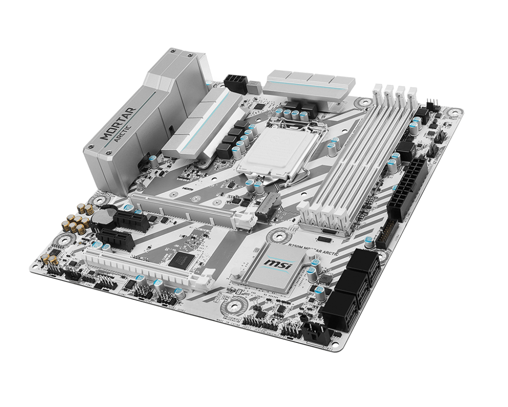 MSI B250M Mortar Arctıc Soket 1151 Ddr4 2400 Dvı Hdmı Dp M.2 Usb3.1 Matx Anakart