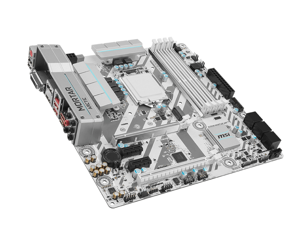 MSI B250M Mortar Arctıc Soket 1151 Ddr4 2400 Dvı Hdmı Dp M.2 Usb3.1 Matx Anakart