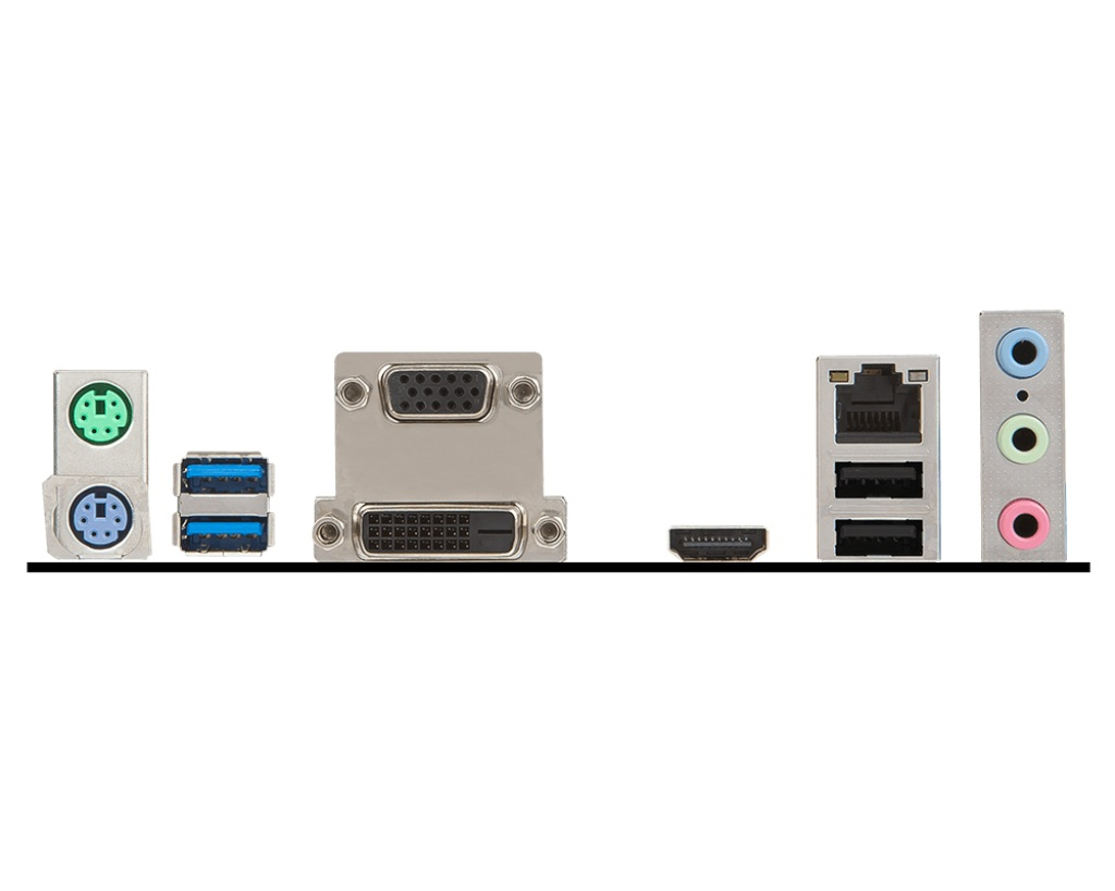 MSI Msı H110M Eco Soket 1151 Ddr4 2133 Dvı Vga Hdmı Usb 3.1 Matx