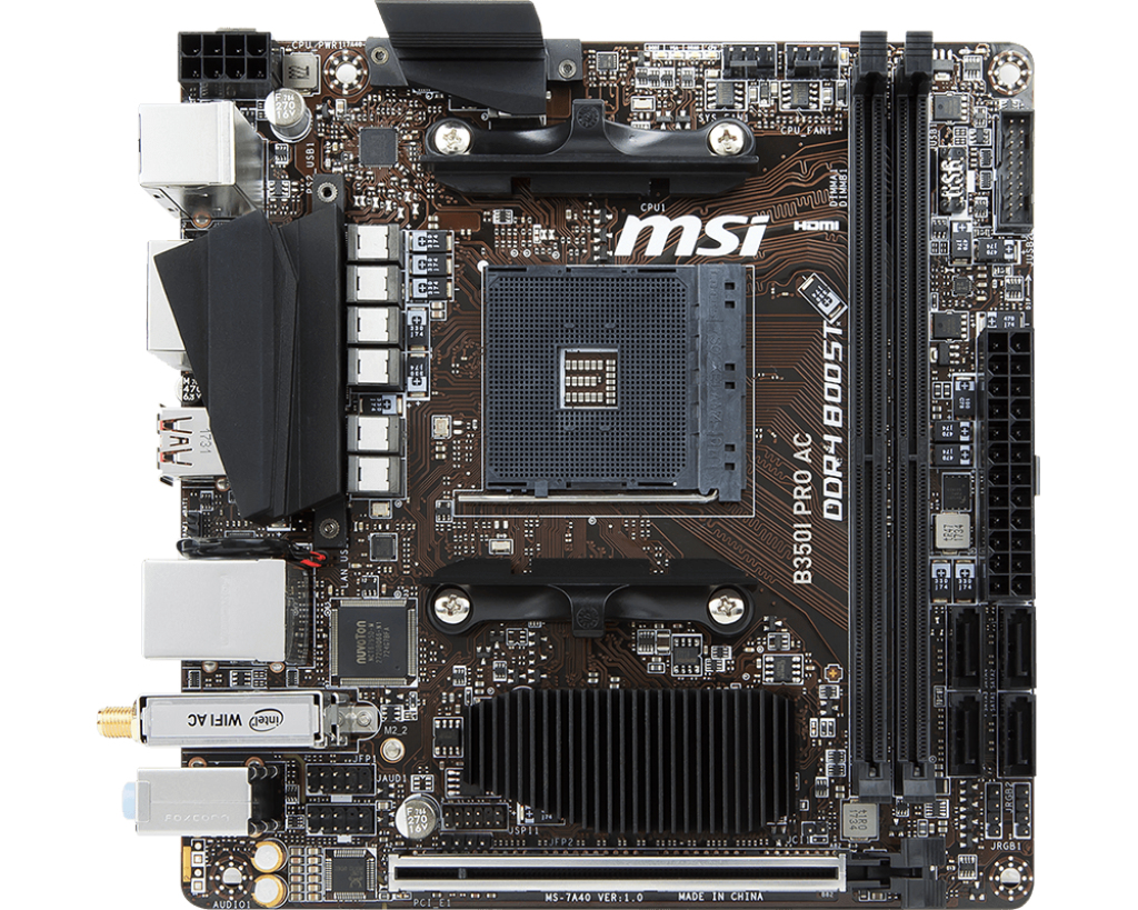 MSI B350I PRO AC