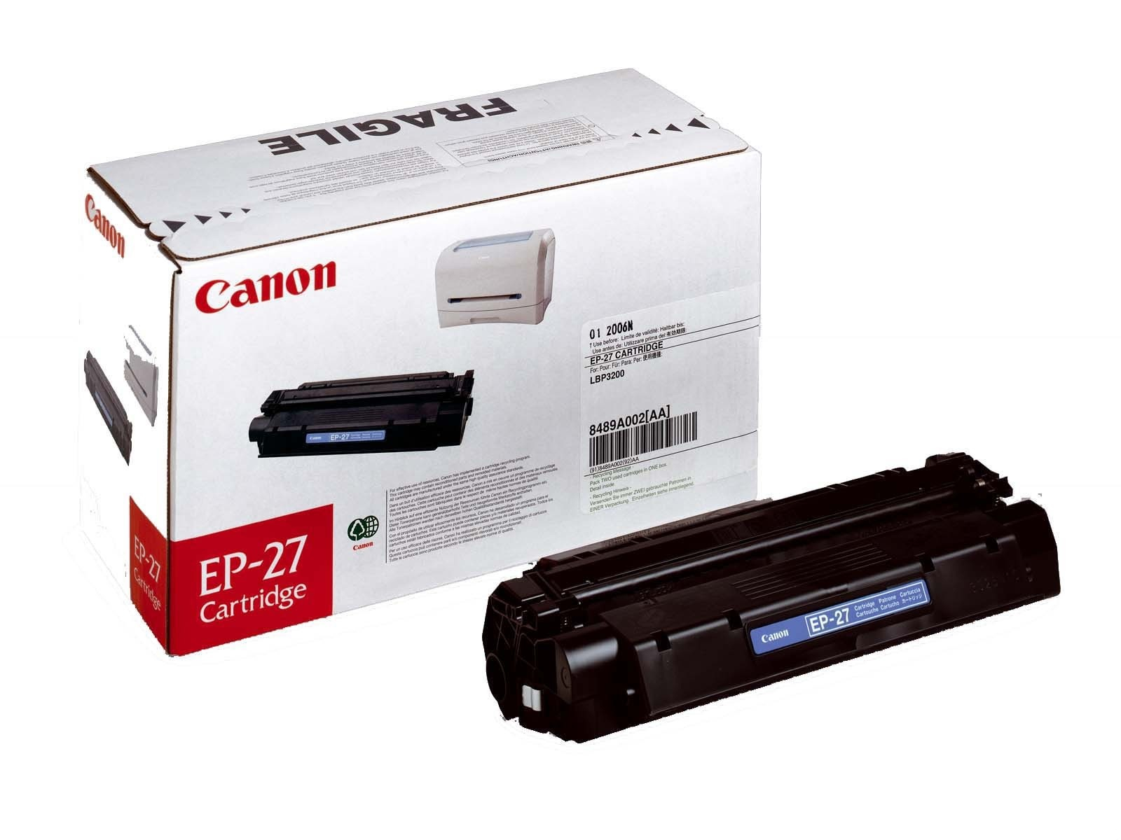 CANON 8489A002 Ep-27 Sıyah Toner 2.500 Sayfa