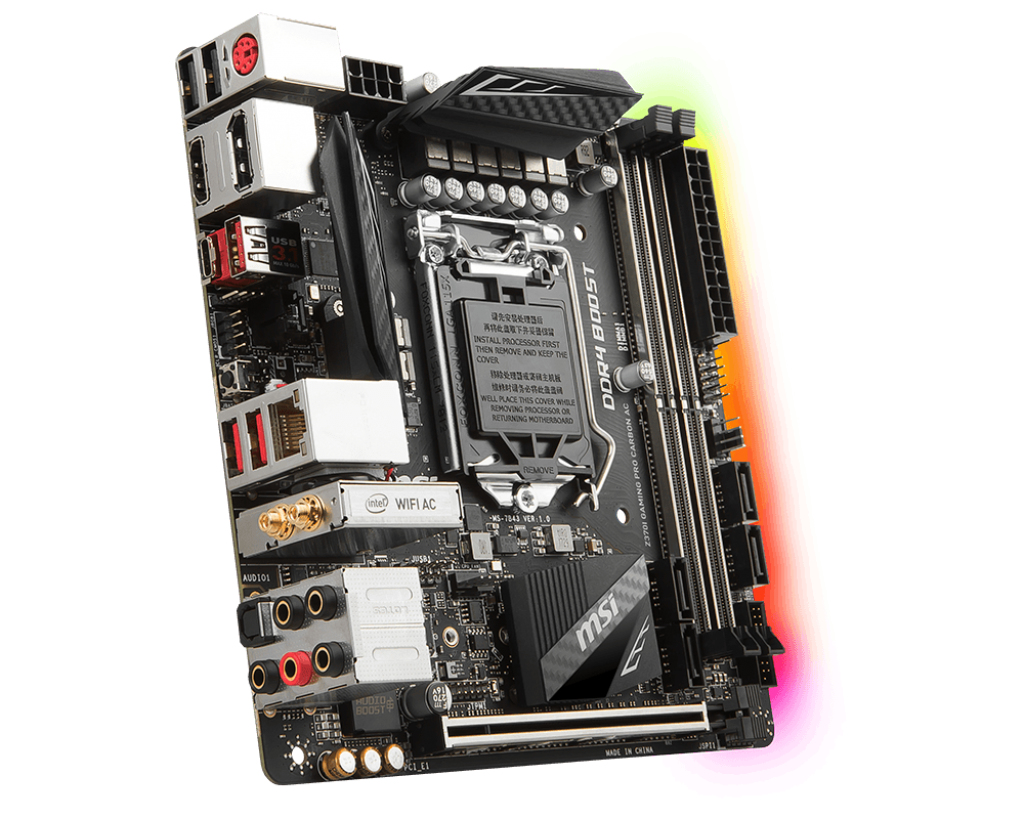 MSI Z370I GAMING PRO CARBON AC