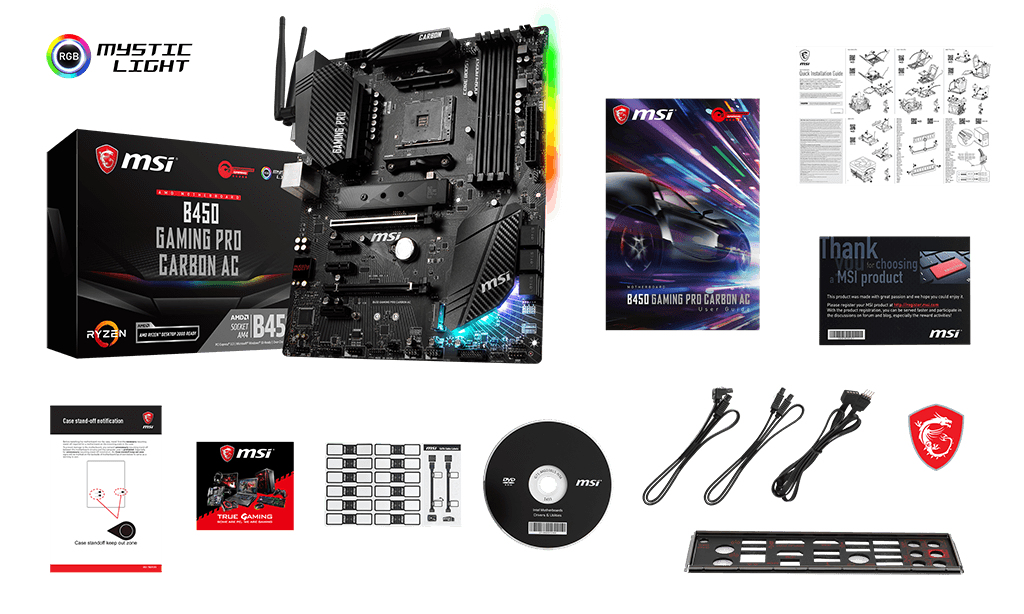 MSI B450 GAMING PRO CARBON AC