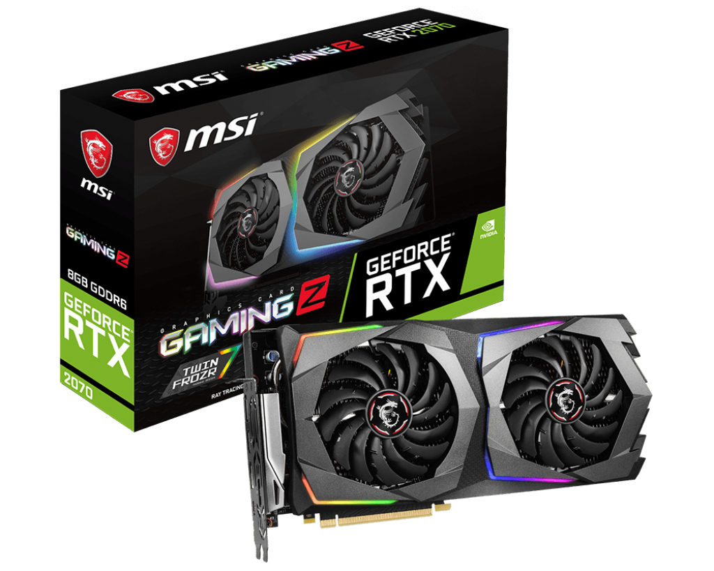 MSI VGA GeForce RTX 2070 8GB Gaming Ekran Kartı
