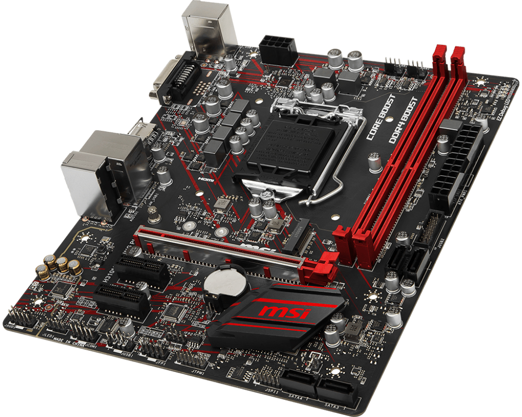 MSI H310M Gamıng Plus Soket 1151 Ddr4 2666 Dvı Vga Usb3.1 Led Matx Anakart