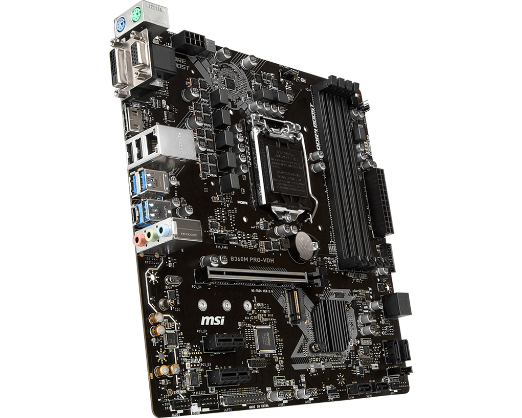 MSI B360M Pro-Vdh Soket 1151 Ddr4 2666 Dvı Vga Usb3.1 Matx Anakart