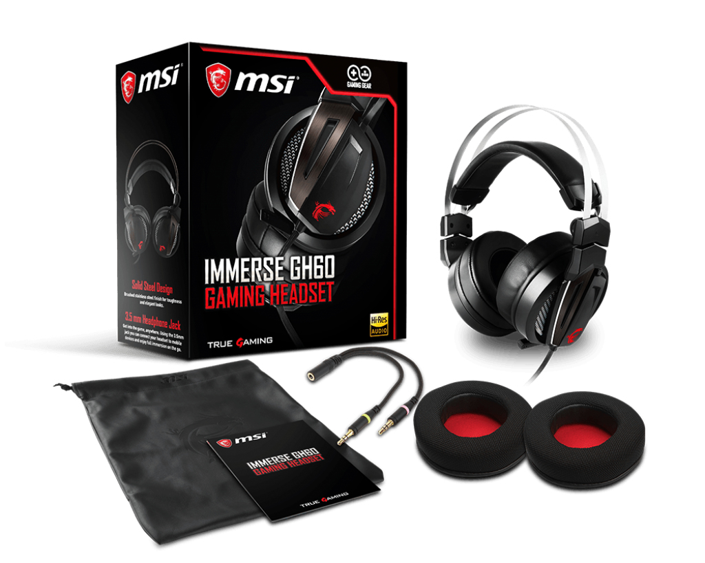 MSI Immerse GH60 Mikrofonlu Oyuncu Kulaklık