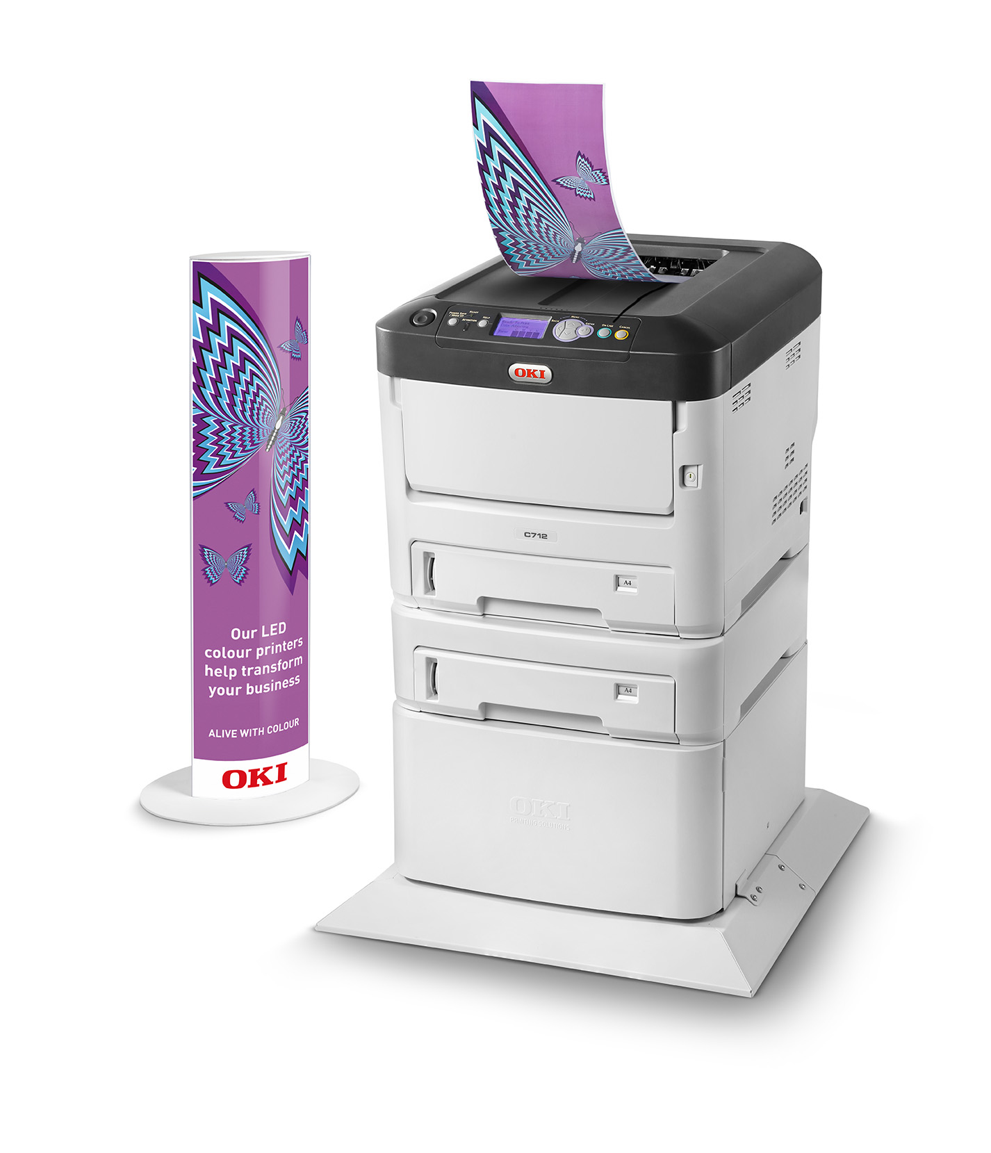 OKI C712dn Euro Renkli Lazer Yazıcı