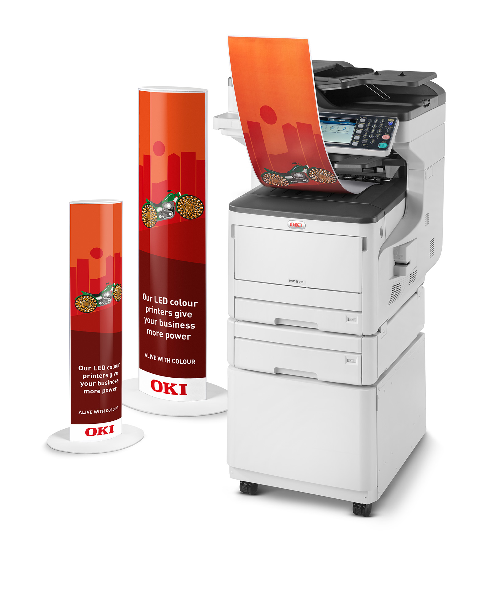 OKI MC853dnct Çok Fonksiyonlu Lazer Yazıcı