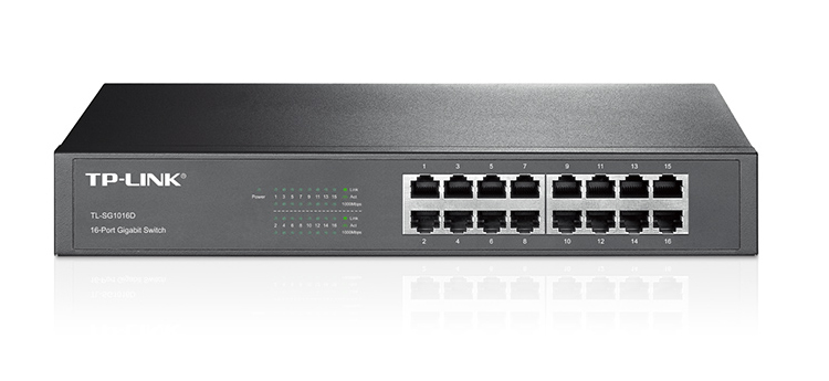 TP-LINK Tl-Sg1016D 16 Port Gigabit Masaüstü Rackmount Switch Fiyat