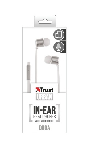 TRUST URBAN Urban 20903 Duga Kulak İçi Kulaklık- Sılver