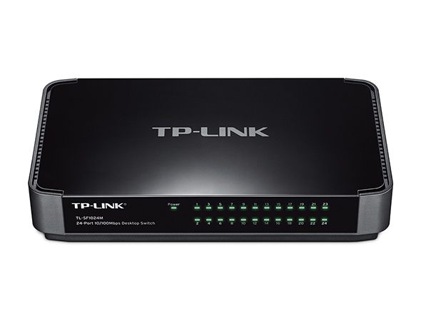 TP-LINK Tl-Sf1024M 24 Port 10/100 Desktop Swıtch