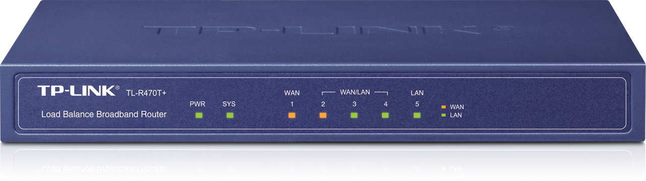 TP-LINK TL-R470T+ Desktop Load Balance Broadband Router