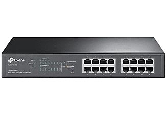 TP-LINK Tl-Sg1016Pe 8-Port 10/100/1000 Desktop/Rackmount Swıtch + 8 Port Poe