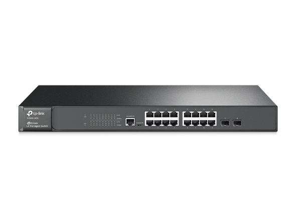 TP-LINK T2600G-18Ts (Tl-Sg3216) Jetstream 16 Port Gıgabıt L2 2 Combo Sfp Slotlu Yönetilebilir Swıtch