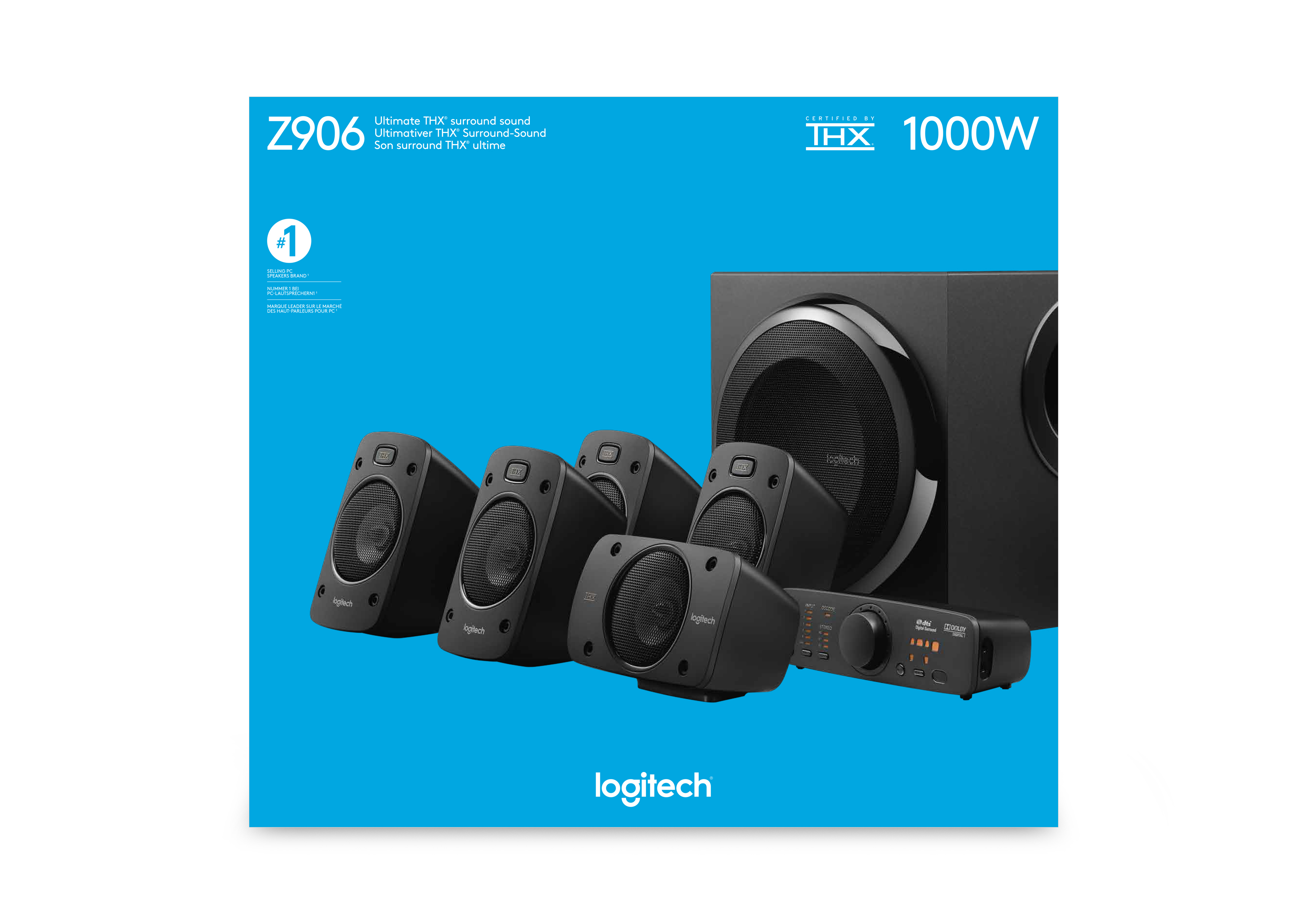 LOGITECH Z906 500 W 5.1 Surround Ses Hoparlör | Siyah Fiyat