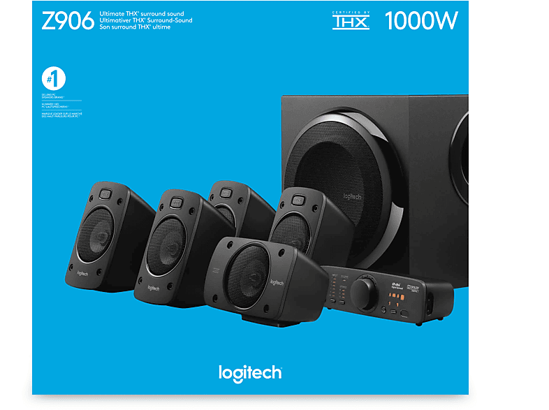 LOGITECH Z906 500 Watt 5.1 Surround Ses Hoparlör - Siyah_11