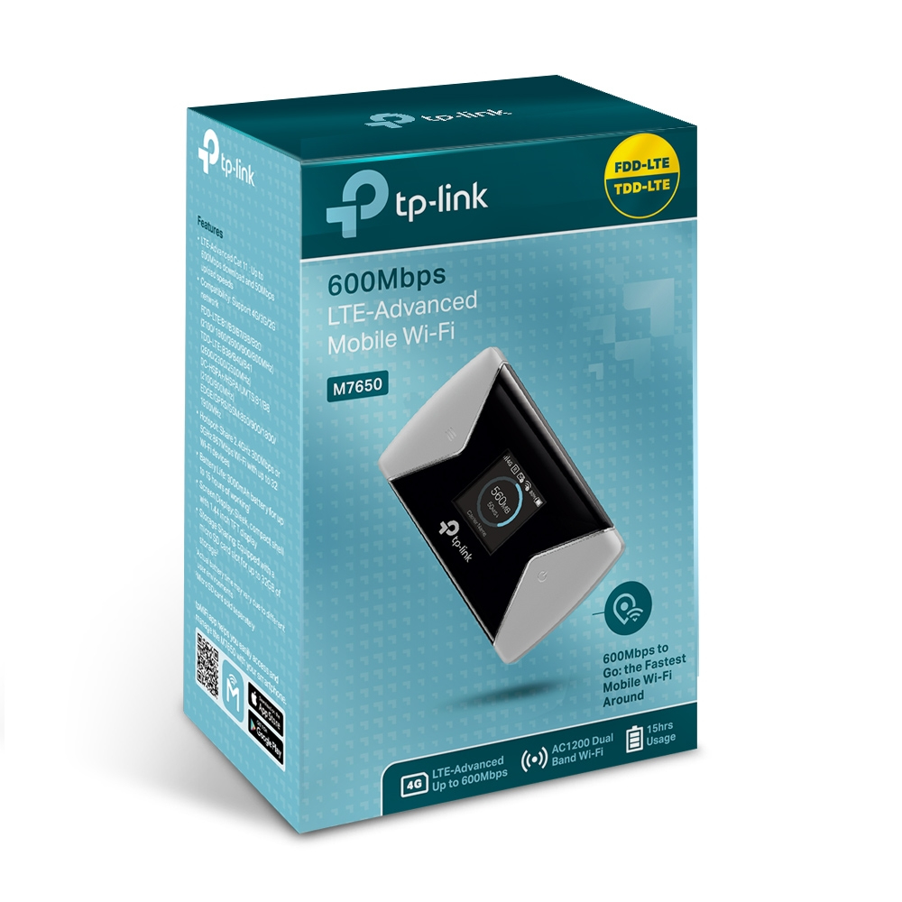 TP-LINK M7650 4G Lte 600 Mbps Mobil Kablosuz Router