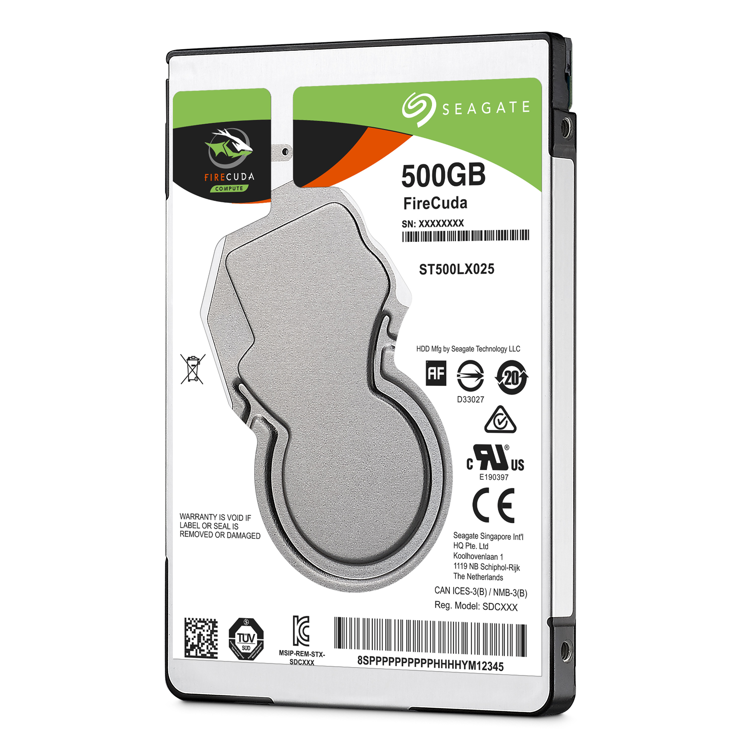 SEAGATE Fırecuda 2.5 500Gb Sata 3.0 128Mb 140Mb/S 5400Rpm 7Mm St500Lx025 Notebook Hdd