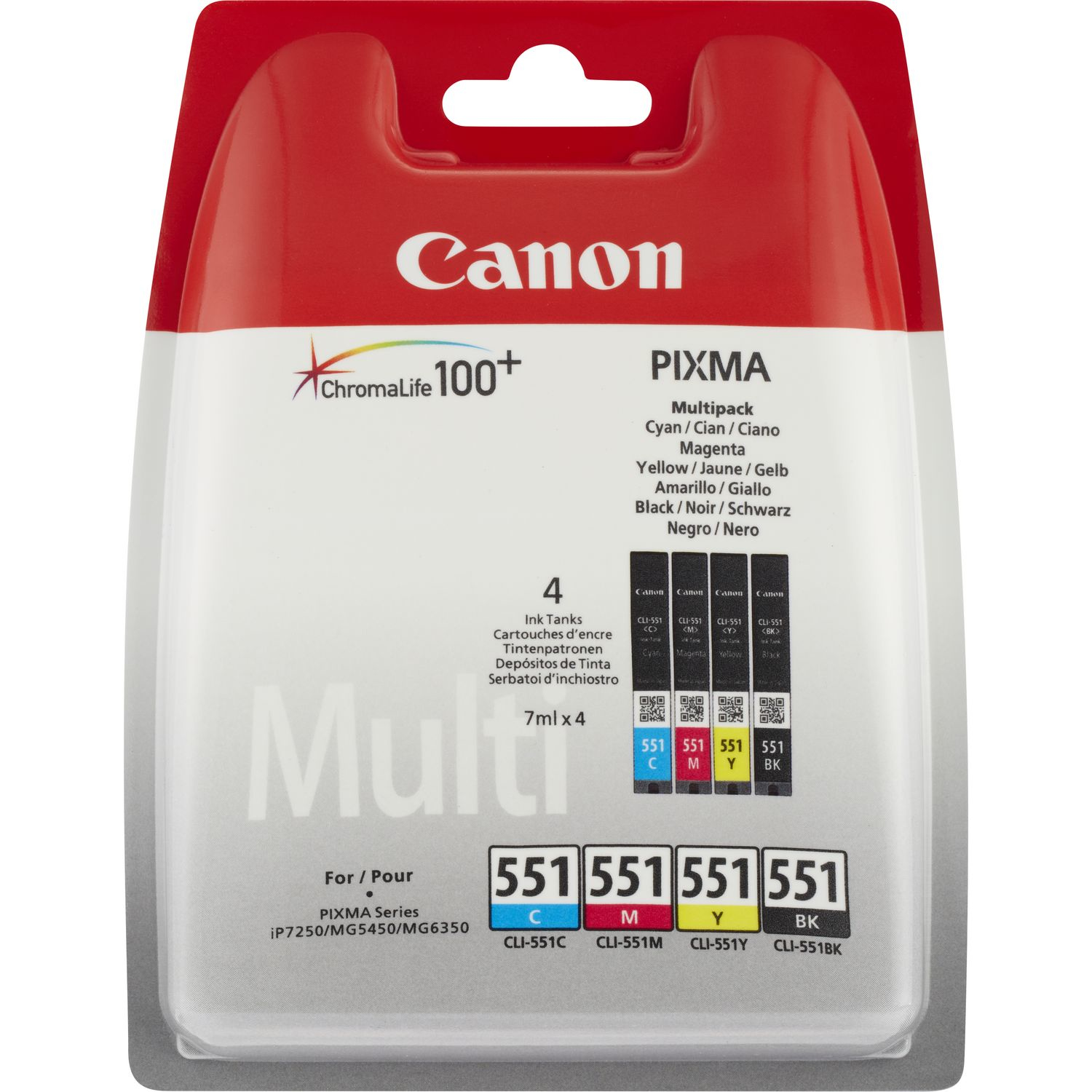 CANON 6509B009 Clı-551Cmybk Multıpack Kartus